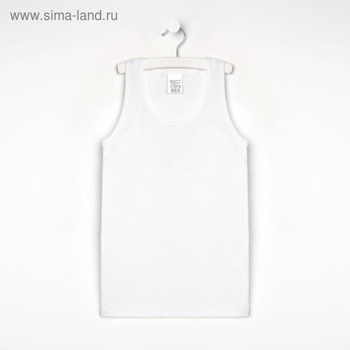 Майка для мальчика, цвет белый, рост 128 см (32)
Майка для мальчика, цвет белый, рост 128 см (32)