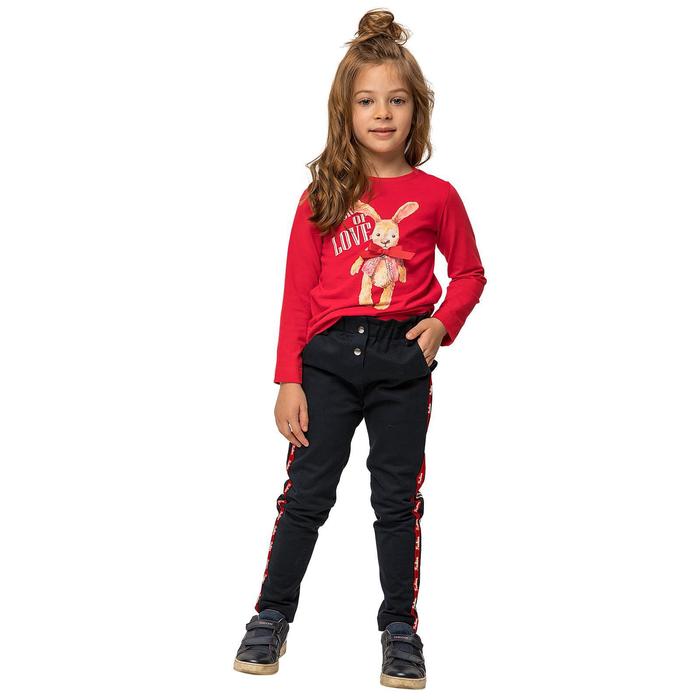 Брюки для девочек, рост 122 см, цвет синий 
Брюки для девочек, рост 122 см, цвет синий