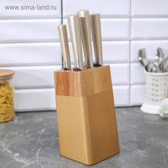 Набор ножей ALOMI, лезвие: 8,5 см, 12 см, 20 см, 20 см, 20 см, цвет золотой
Набор ножей ALOMI, лезвие: 8,5 см, 12 см, 20 см, 20 см, 20 см, цвет золотой