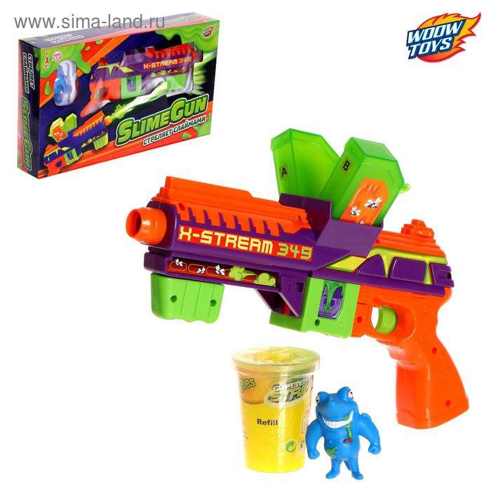 Пистолет, стреляющий слаймами SlimeGun, цвета МИКС
Пистолет, стреляющий слаймами SlimeGun, цвета МИКС