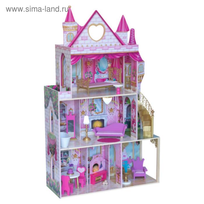 фото Кукольный домик «розовый замок» kidkraft