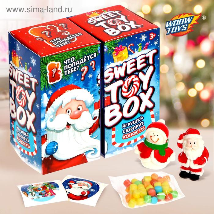 Игрушка сюрприз Sweet toy box, конфеты, Дед Мороз
Игрушка сюрприз Sweet toy box, конфеты, Дед Мороз