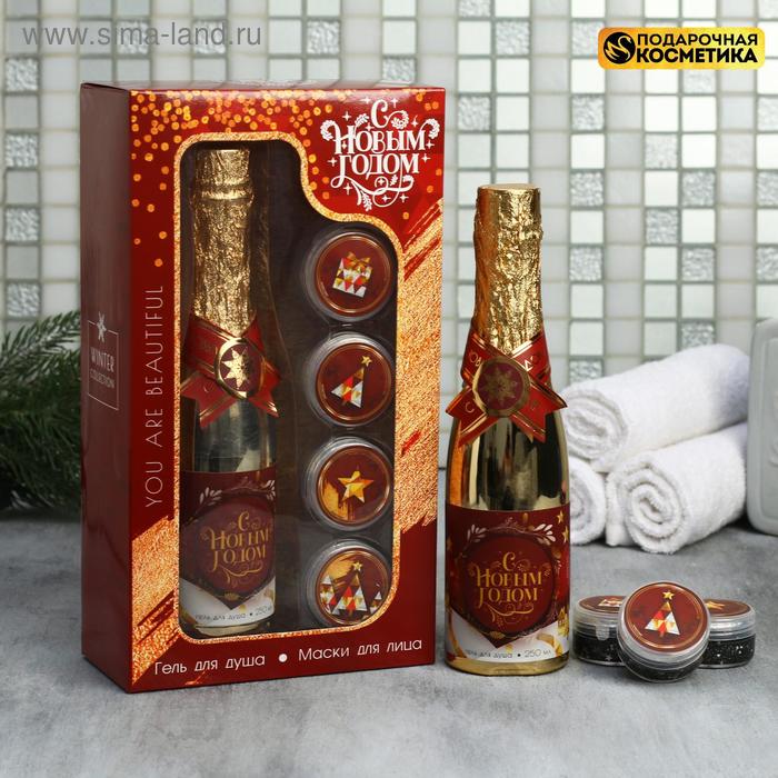 Набор You are beautiful: гель для душа 250 мл, аромат шампанского, маска-пленка для лица 4 шт по 10 мл
Набор You are beautiful: гель для душа 250 мл, аромат шампанского, маска-пленка для лица 4 шт по 10 мл