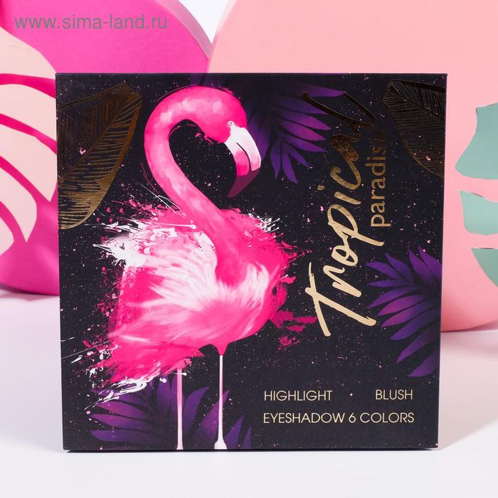 Палетка TROPICAL PARADISE: тени (6 цветов), румяна, хайлайтер
Палетка TROPICAL PARADISE: тени (6 цветов), румяна, хайлайтер