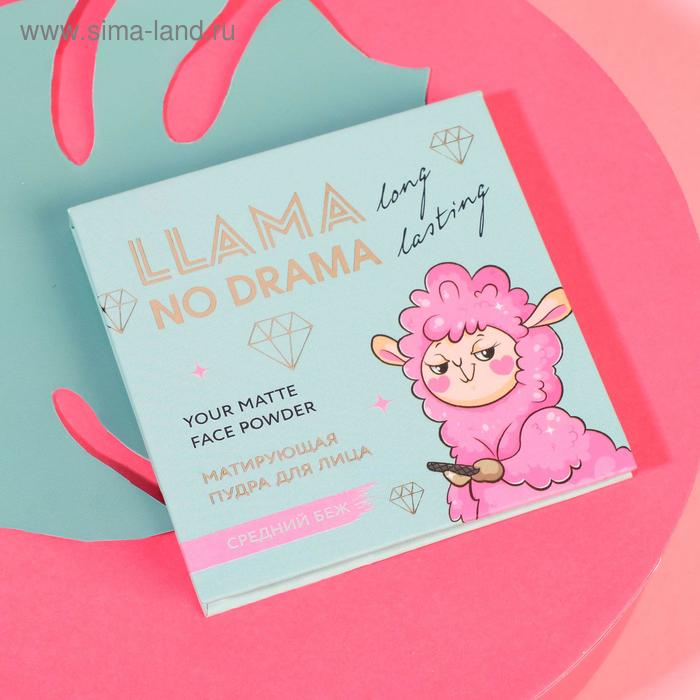 Матирующая пудра для лица Llama No Drama, оттенок средний беж
Матирующая пудра для лица Llama No Drama, оттенок средний беж