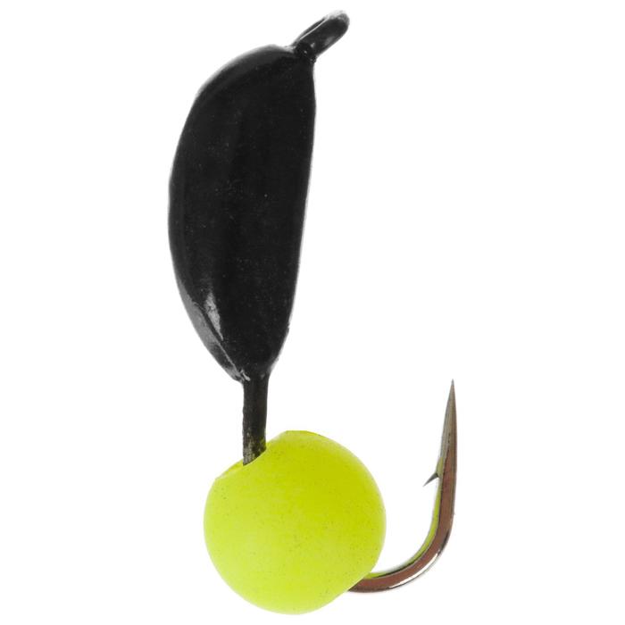 Мормышка вольфрам «банан» 0,6 г, «ядрёный глаз» жёлтый неон d2,5
Мормышка вольфрам «банан» 0,6 г, «ядрёный глаз» жёлтый неон d2,5