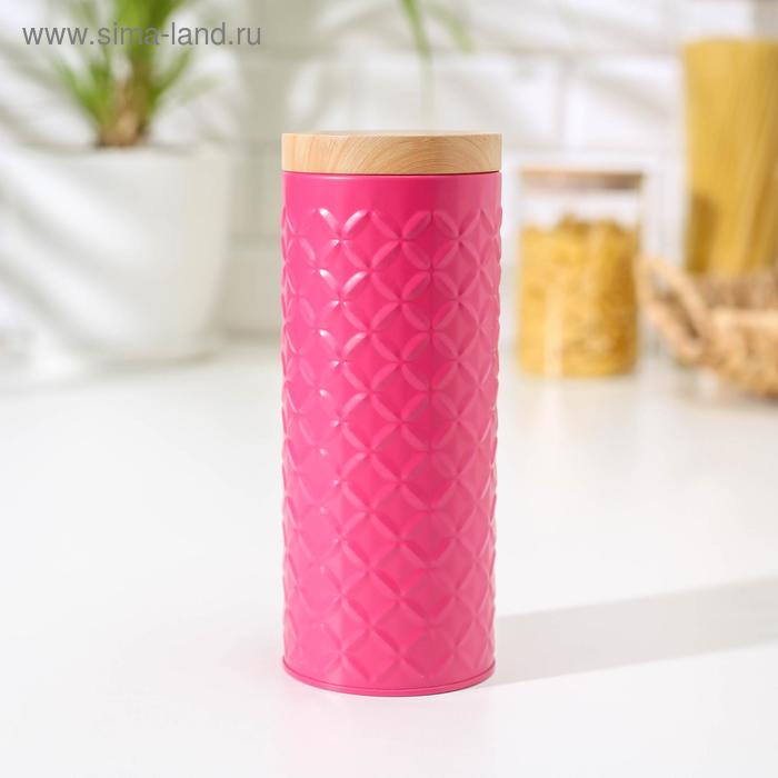 Банка для сыпучих продуктов «Ромб», 19×7,5×7,5 см, цвет розовый
Банка для сыпучих продуктов «Ромб», 19×7,5×7,5 см, цвет розовый