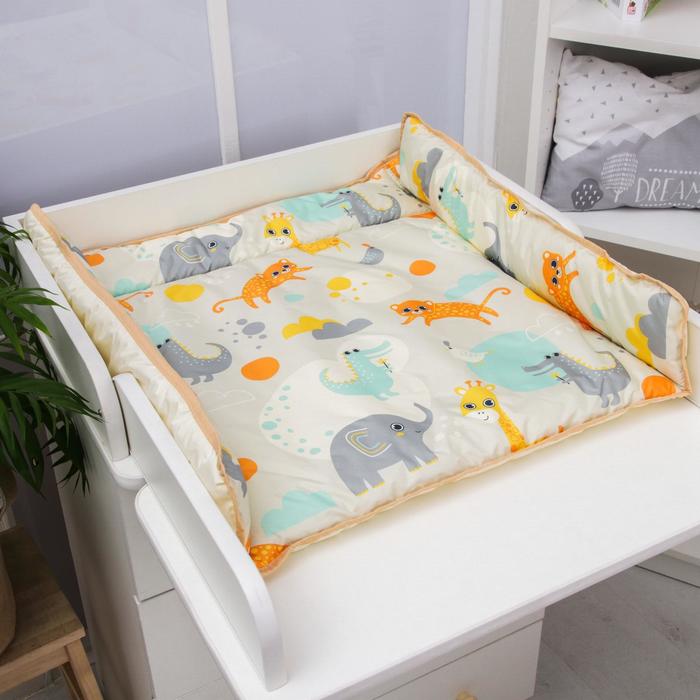 Матрасик пеленальный на комод «Веселые зверята» Люкс, 65х77
Матрасик пеленальный на комод «Веселые зверята» Люкс, 65х77