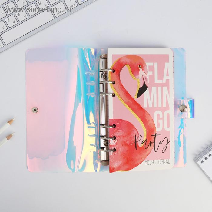 Блокнот на кольцах "Flamingo party", 90 л
Блокнот на кольцах "Flamingo party", 90 л