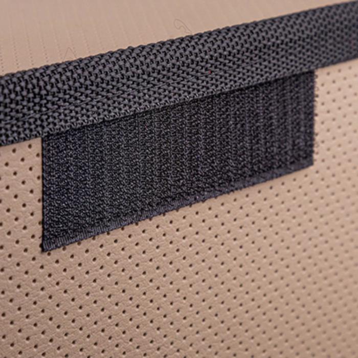 фото Саквояж в багажник skyway classic 49х30х30 см экокожа, бежевая, s06404005