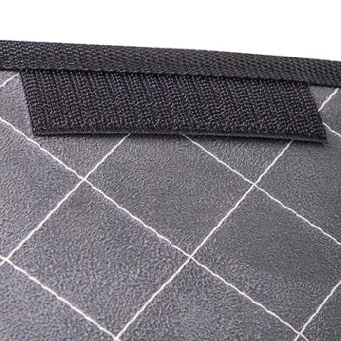 фото Органайзер кофр в багажник skyway expensiv 49х30х30 см алькантара, серый, строчка белая, s06404010