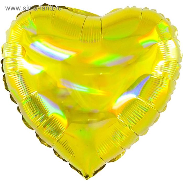 Шар фольгированный 18" «Перламутровый блеск», сердце, голография, цвет золотой
Шар фольгированный 18" «Перламутровый блеск», сердце, голография, цвет золотой