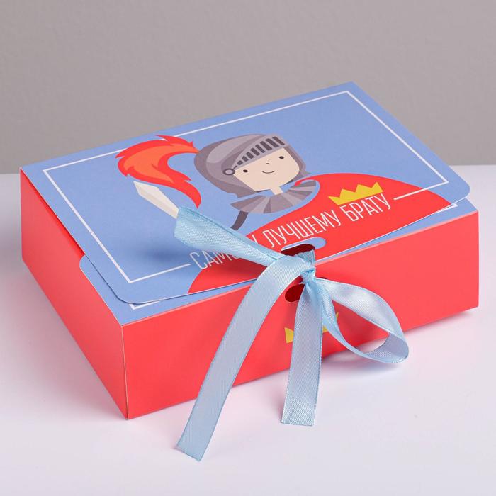 Коробка складная подарочная «Дорогому брату», 16.5 × 12.5 × 5 см 
Коробка складная подарочная «Дорогому брату», 16.5 × 12.5 × 5 см