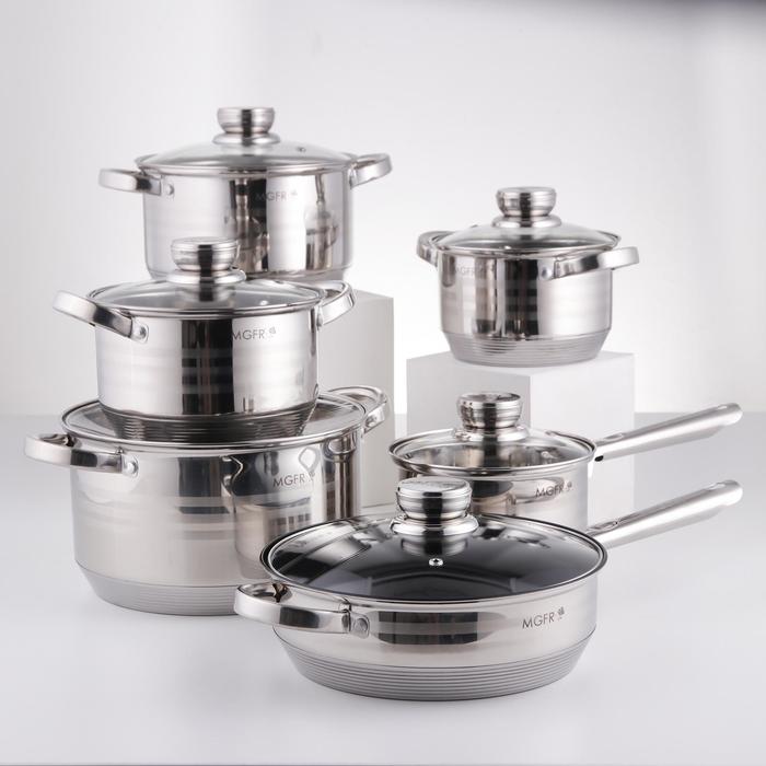 Набор посуды, 6 предметов: кастрюли d=16 см, d=18 см, d=20 см, d=24 см, ковш d=16 см, сковорода d=24 см, индукция
Набор посуды, 6 предметов: кастрюли d=16 см, d=18 см, d=20 см, d=24 см, ковш d=16 см, сковорода d=24 см, индукция