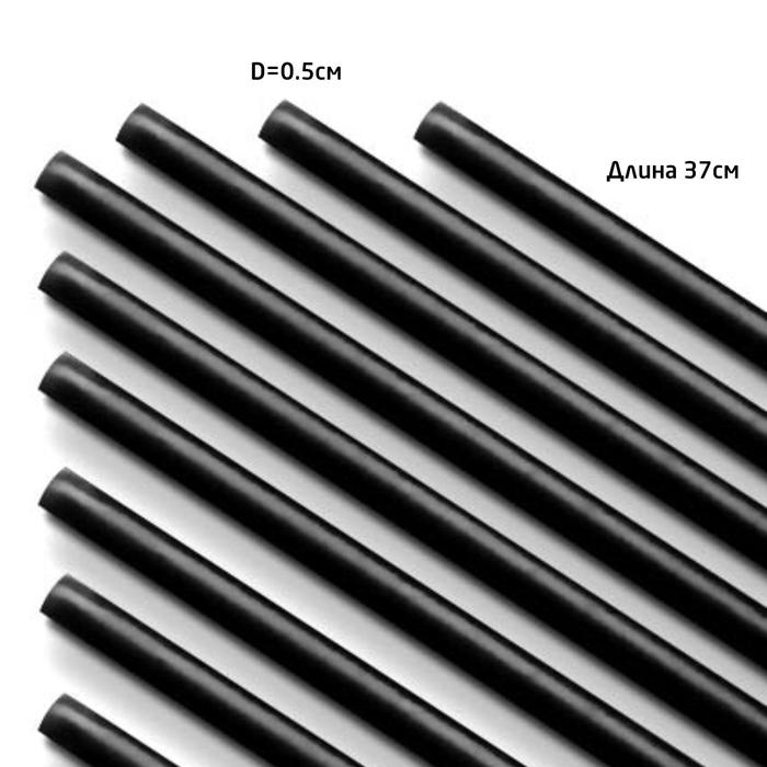 Трубочка для шаров, флагштоков и сахарной ваты, d=5 мм, набор 100 шт., цвет чёрный
Трубочка для шаров, флагштоков и сахарной ваты, d=5 мм, набор 100 шт., цвет чёрный