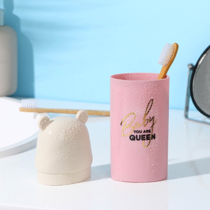 Контейнер для зубной щетки You are queen, 18.5 х 7 х 4.5 см
Контейнер для зубной щетки You are queen, 18.5 х 7 х 4.5 см
