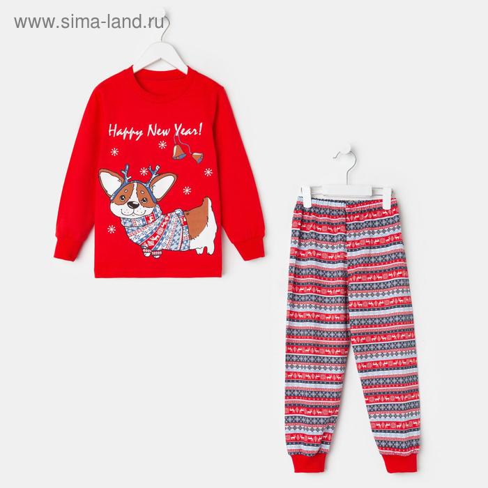 Пижама детская, цвет красный, рост 110 см
Пижама детская, цвет красный, рост 110 см