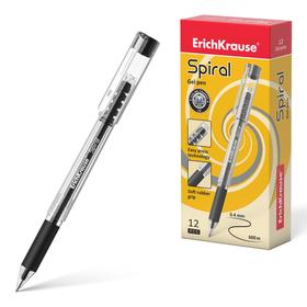 Ручка гелевая ErichKrause Spiral, чернила чёрные, узел 0.5 мм, длина линии письма 600 метров
Ручка гелевая ErichKrause Spiral, чернила чёрные, узел 0.5 мм, длина линии письма 600 метров