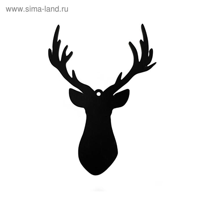 Ценник для надписей меловым маркером "Новый год" голова оленя 35*100, цвет чёрный, ПВХ
Ценник для надписей меловым маркером "Новый год" голова оленя 35*100, цвет чёрный, ПВХ