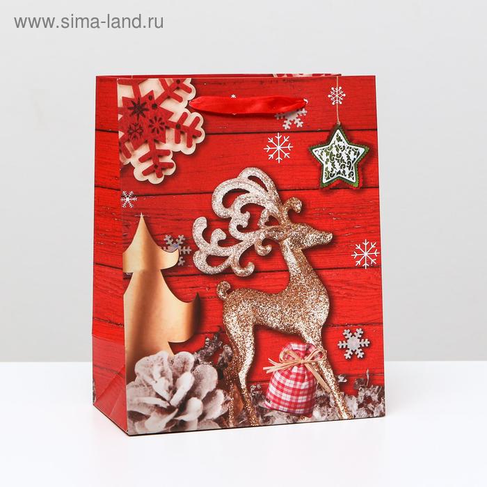Пакет ламинированный "Новогодний олень", 18 x 23 x 10 см
Пакет ламинированный "Новогодний олень", 18 x 23 x 10 см