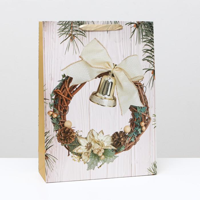 Пакет ламинированный "Золотой колокольчик", 31 x 42 x 12 см
Пакет ламинированный "Золотой колокольчик", 31 x 42 x 12 см