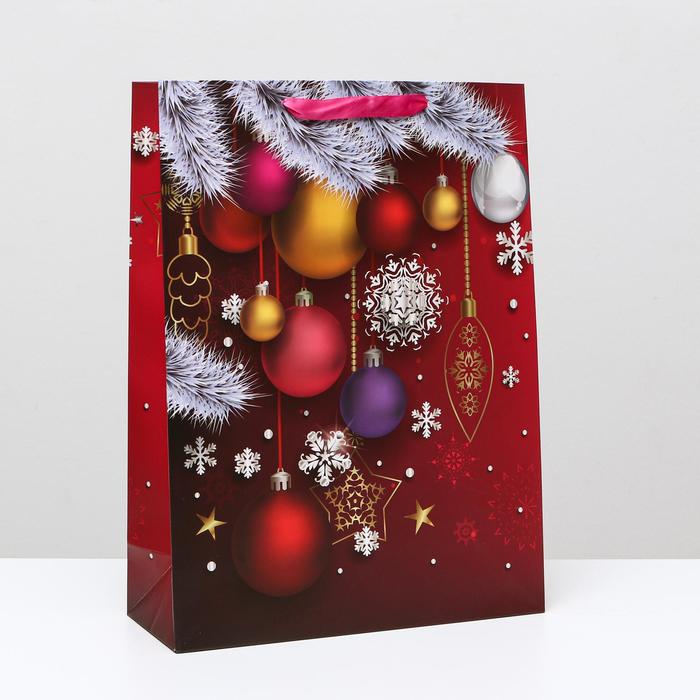 Пакет ламинированный, "Ёлочные игрушки" 31 x 42 x 12 см
Пакет ламинированный, "Ёлочные игрушки" 31 x 42 x 12 см