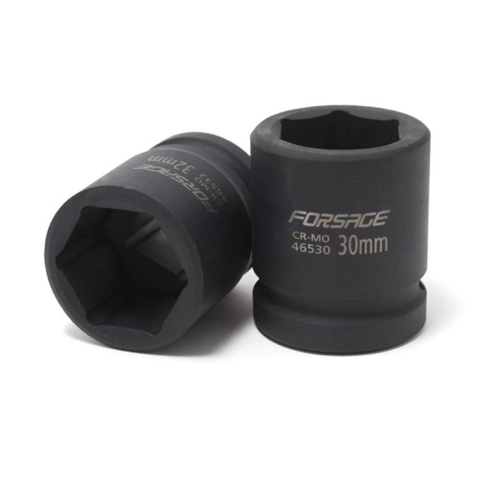 Головка торцевая Forsage F-46518, ударная, 3/4", 6-гранная, 18 мм 
Головка торцевая Forsage F-46518, ударная, 3/4", 6-гранная, 18 мм