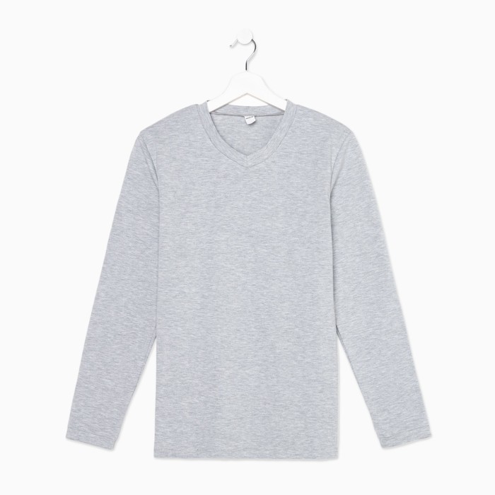 Лонгслив мужской, цвет серый меланж, размер 50
Лонгслив мужской, цвет серый меланж, размер 50