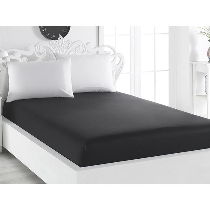 Простынь на резинке Karna Loft, размер 180x200x30 см, цвет чёрный
Простынь на резинке Karna Loft, размер 180x200x30 см, цвет чёрный