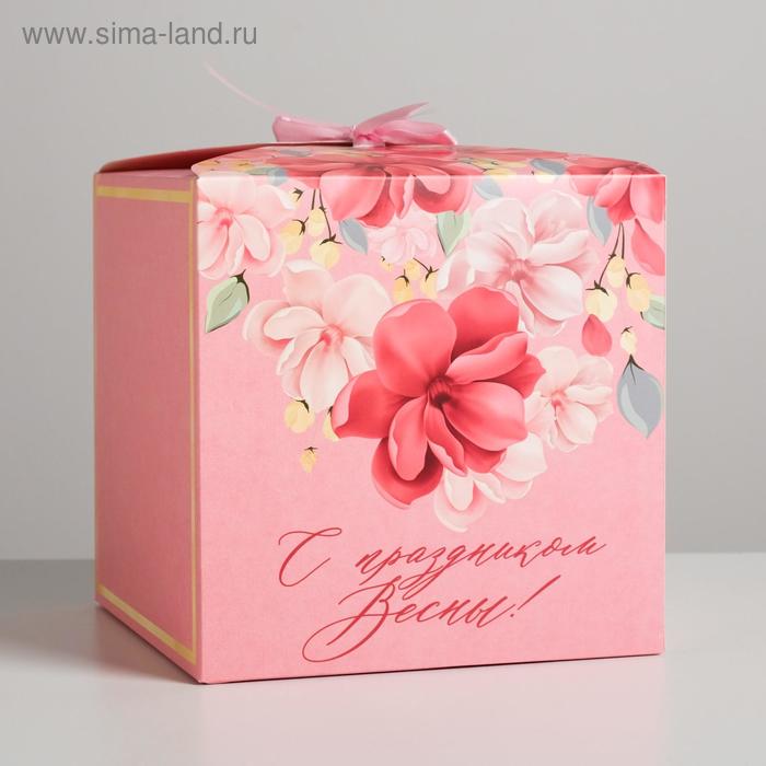 Коробка складная «8 марта», 18 × 18 × 18 см
Коробка складная «8 марта», 18 × 18 × 18 см