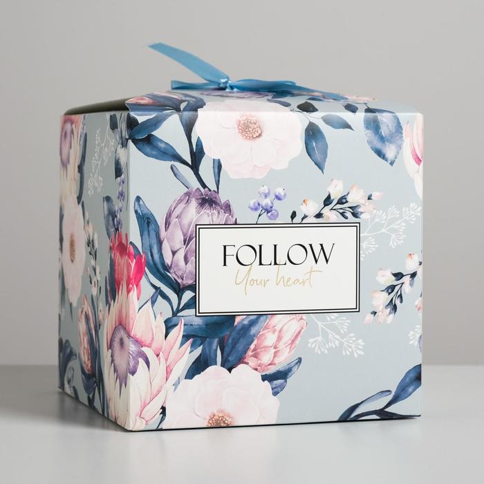 Коробка складная «Follow», 18 × 18 × 18 см
Коробка складная «Follow», 18 × 18 × 18 см