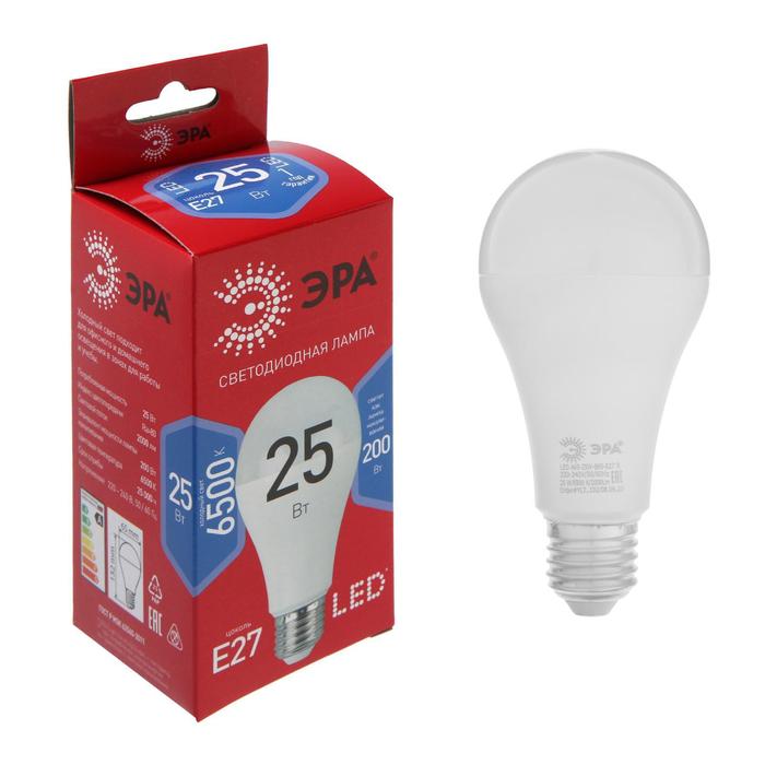 Лампа светодиодная ЭРА RED LINE LED, E27, 25 Вт, 6500 К, 2000 Лм, груша, дневной холодный
Лампа светодиодная ЭРА RED LINE LED, E27, 25 Вт, 6500 К, 2000 Лм, груша, дневной холодный