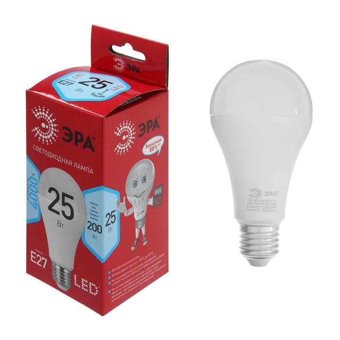 Лампа светодиодная ЭРА RED LINE LED, E27, 25 Вт, 4000 К, 2000 Лм, груша, нейтральный белый
Лампа светодиодная ЭРА RED LINE LED, E27, 25 Вт, 4000 К, 2000 Лм, груша, нейтральный белый
