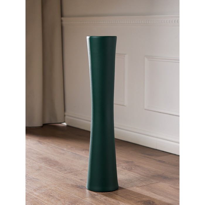 Ваза керамическая "Труба", напольная, зеленый, муар, 75 см
Ваза керамическая "Труба", напольная, зеленый, муар, 75 см