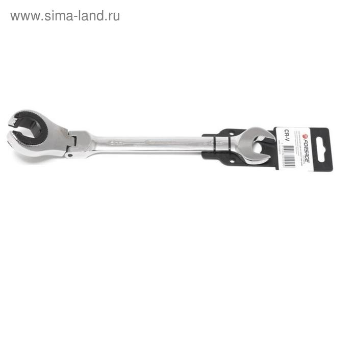 фото Ключ комбинированный forsage f-75708fn, трещоточный, разрезной, с шарниром, 8х155 мм