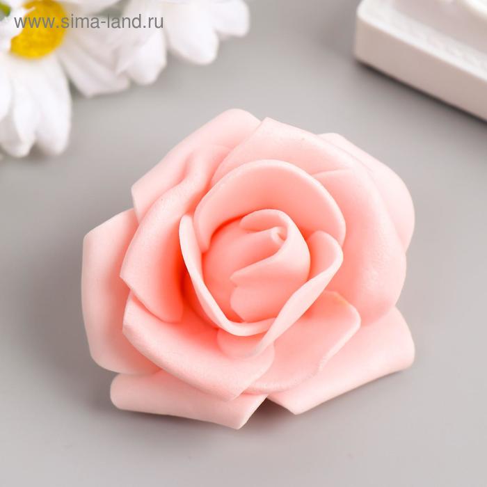 Розочка из фоамирана, розово-персиковый d-4 см
Розочка из фоамирана, розово-персиковый d-4 см