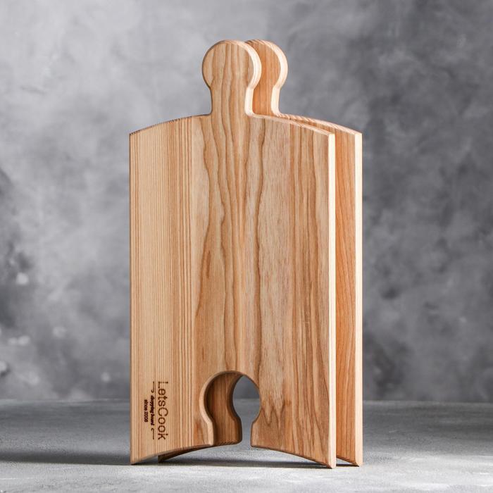 Набор разделочных досок "Пазл", 2 шт, 37×18×2 см, массив ясеня
Набор разделочных досок "Пазл", 2 шт, 37×18×2 см, массив ясеня