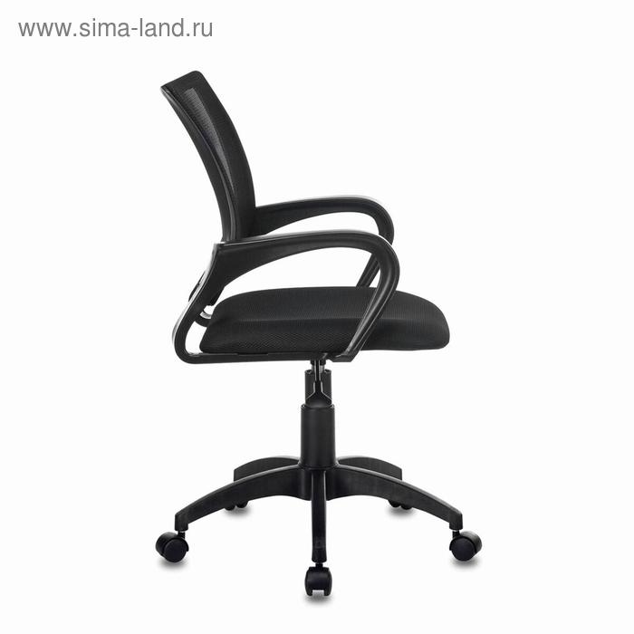 фото Кресло офисное brabix "fly mg-396", с подлокотниками, сетка, черное, 532083