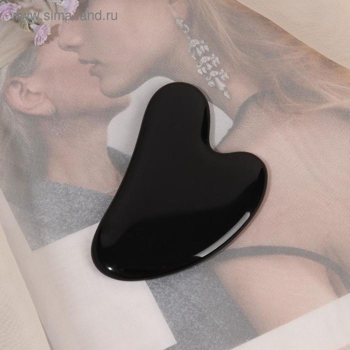 Массажёр Гуаша «Сердце», 7,5 × 5 см, цвет чёрный
Массажёр Гуаша «Сердце», 7,5 × 5 см, цвет чёрный