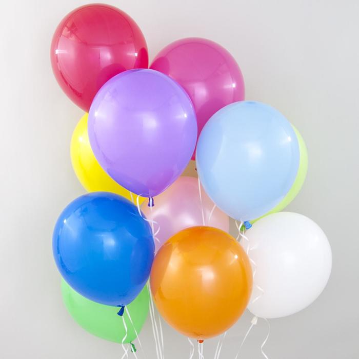 фото Шар латексный 12", пастель, набор 100 шт., микс шаринг