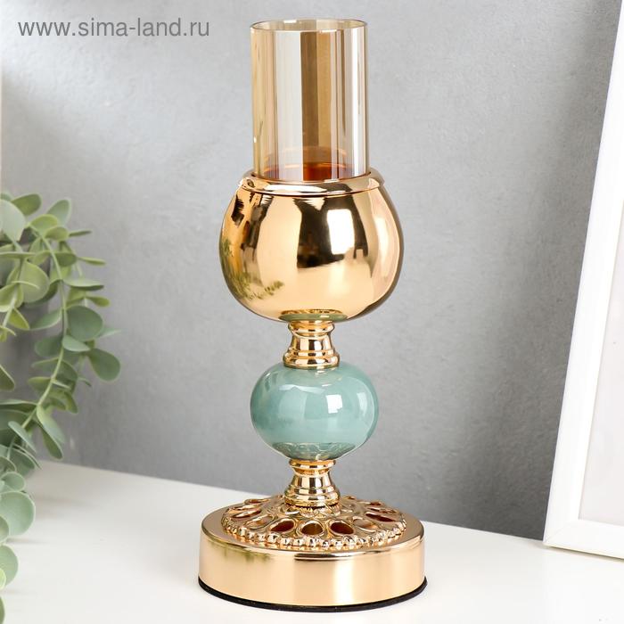 Подсвечник металл на 1 свечу "Мраморный шар" золото 18,5х9,7х9,7 см
Подсвечник металл на 1 свечу "Мраморный шар" золото 18,5х9,7х9,7 см