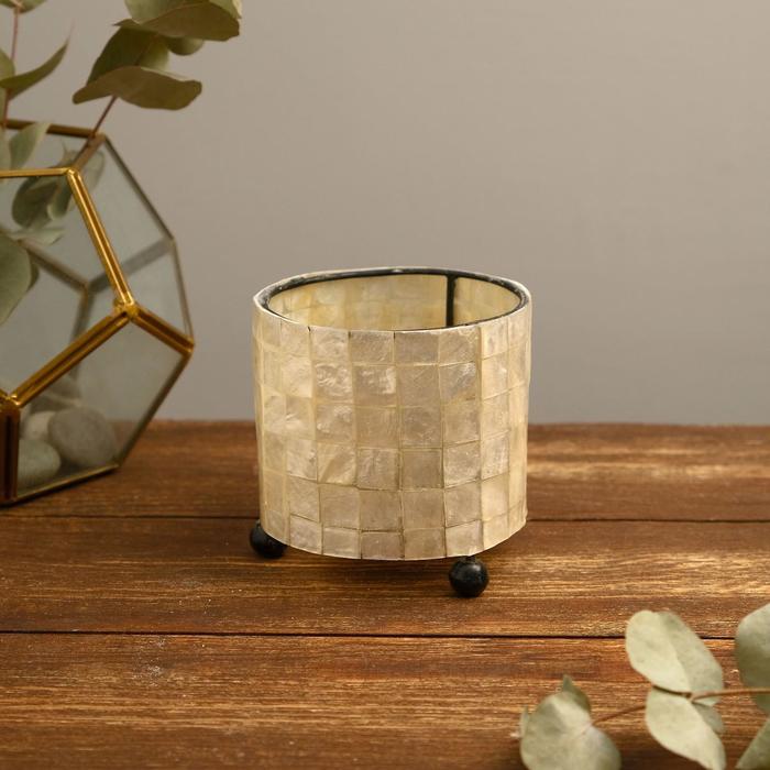 Подсвечник "Камай" 9х9х9 см ракушка
Подсвечник "Камай" 9х9х9 см ракушка