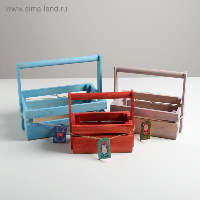 Набор реечных ящиков 3 в 1 с ручкой и шильдиком «Hello winter»
Набор реечных ящиков 3 в 1 с ручкой и шильдиком «Hello winter»