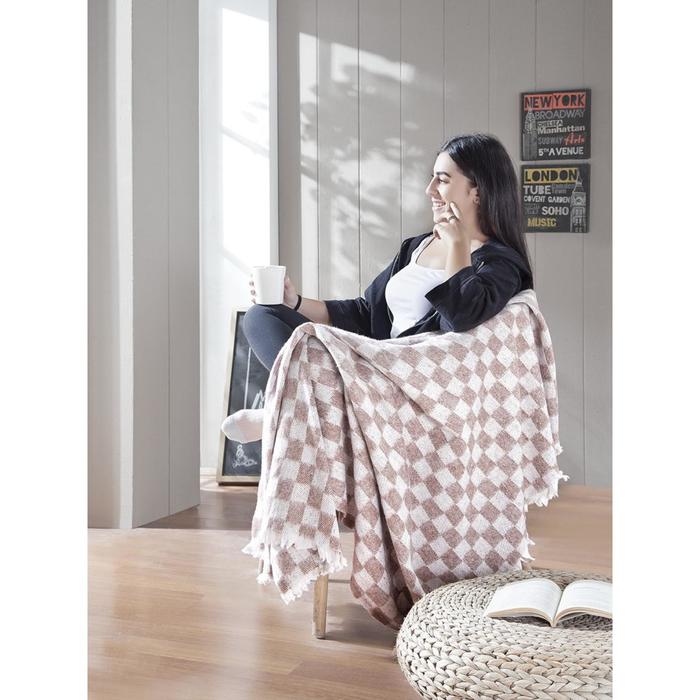 Плед Isabella, размер 130x150 см, цвет коричневый
Плед Isabella, размер 130x150 см, цвет коричневый