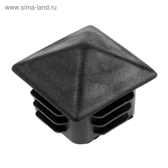 Заглушка ТУНДРА внутренняя 40х40 универсальная, конус, черная
Заглушка ТУНДРА внутренняя 40х40 универсальная, конус, черная