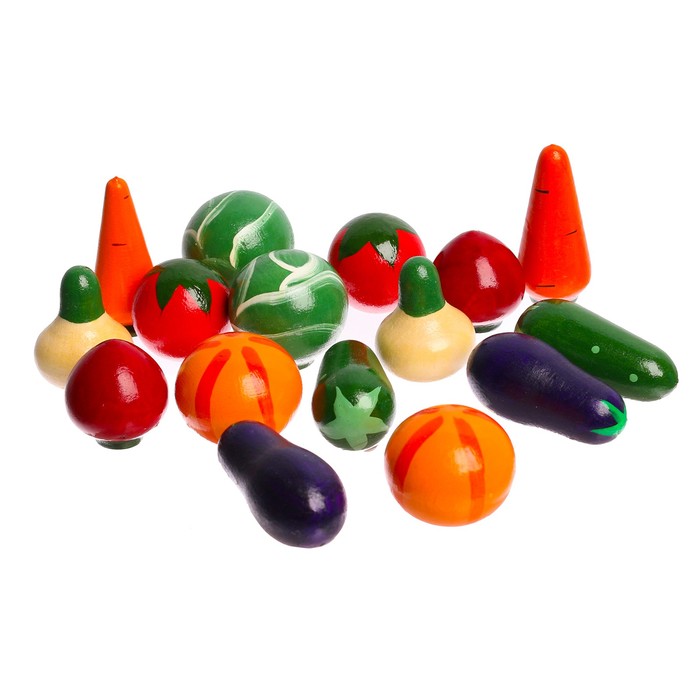 «Овощи» крашеные, набор 14 шт.
«Овощи» крашеные, набор 14 шт.