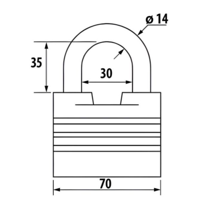 фото Замок навесной, вс2-23, дисковый механизм секрета россия