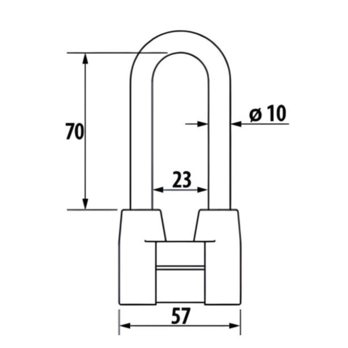 фото Замок навесной, вс2-4а-01, дисковый механизм секрета россия