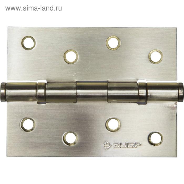 фото Петля универсальная "зубр эксперт", 2 подшипника, цвет латунь, крепеж, 100 х 75 х 2.5 мм, 2 шт. 54