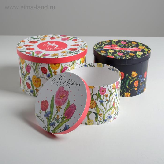 Набор подарочных коробок 3 в 1 «8 марта», 18 × 18 × 13‒25 × 25 × 15 см
Набор подарочных коробок 3 в 1 «8 марта», 18 × 18 × 13‒25 × 25 × 15 см